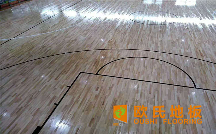 硬木企口篮球木地板价格表