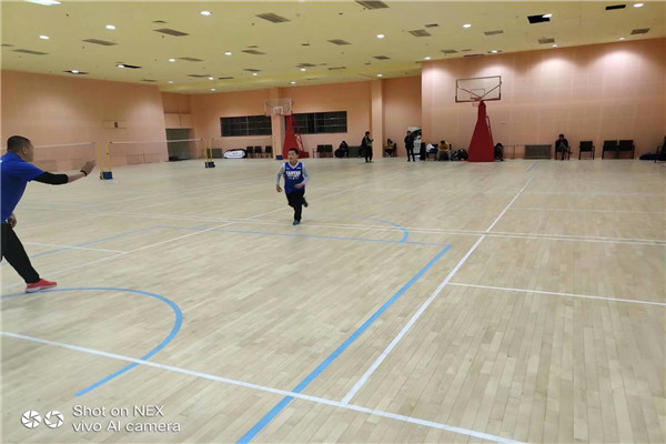 北京市海淀区天秀路东方启明星篮球馆实木运动地板项目案例