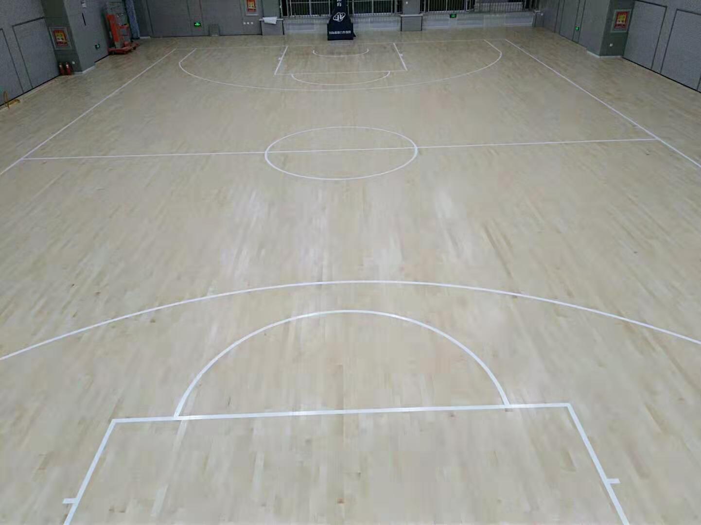 新疆空中交通管理局篮球木地板项目竣工